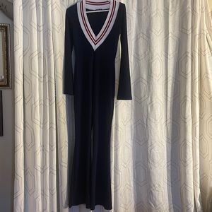 Women’s, Blue, V neck jumpsuit, Size XS